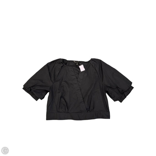 Top 3/4 Sleeve By Banana Republic In Black, Size: L