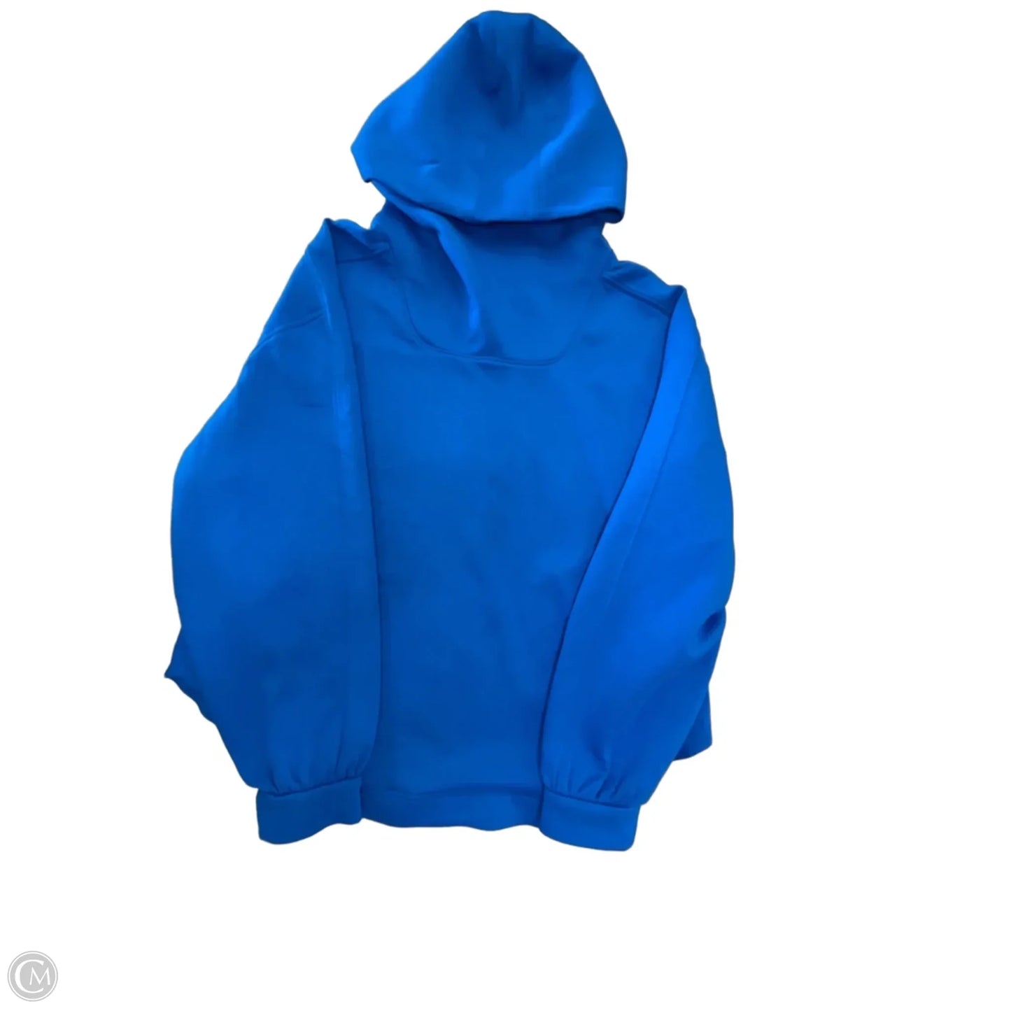Sweatshirt Hoodie By Free People In Blue, Size: M