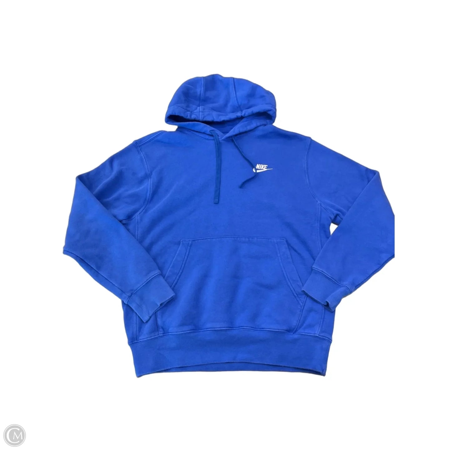 Sweatshirt Hoodie By Nike In Blue, Size: S