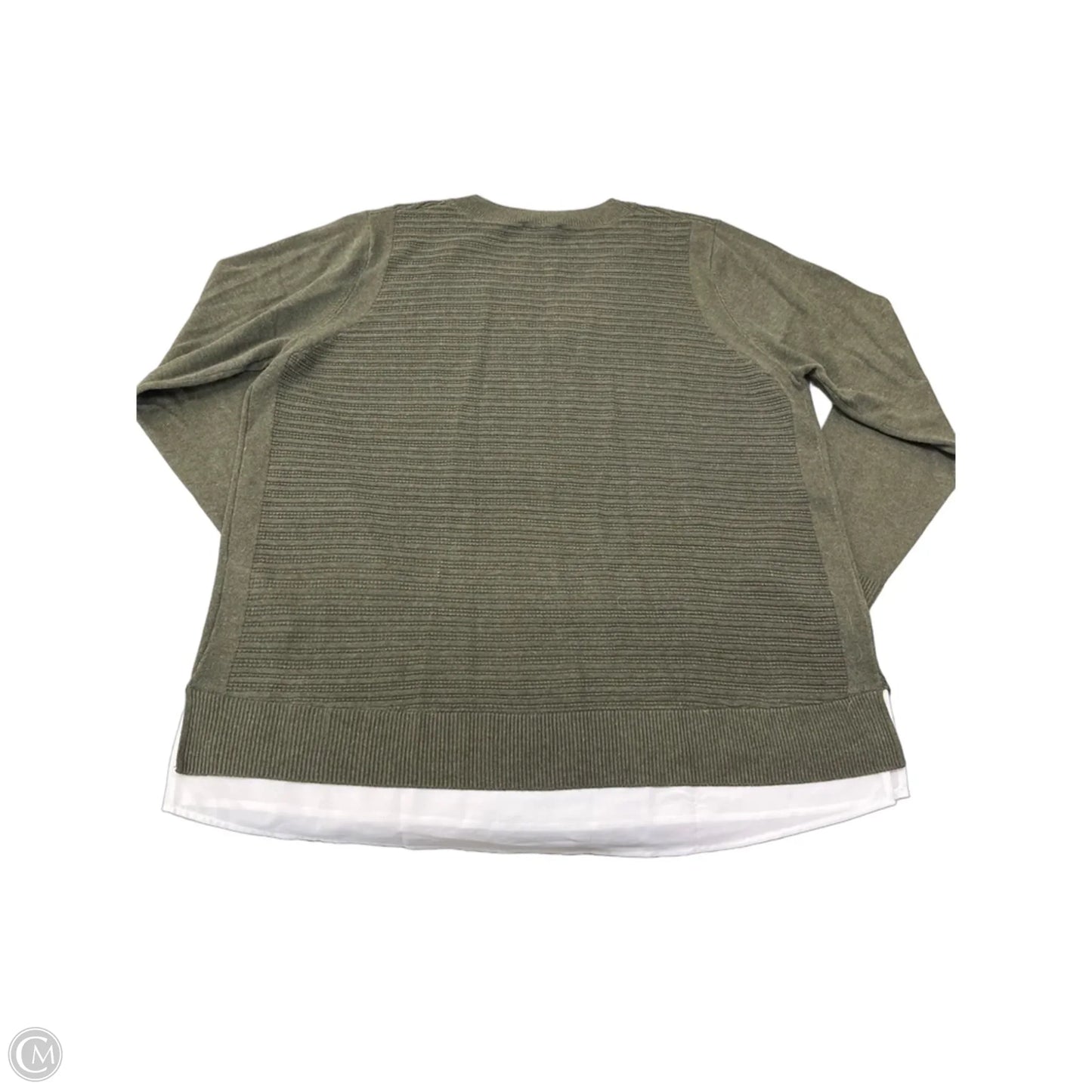 Sweater By Hilary Radley In Green, Size: Xxl