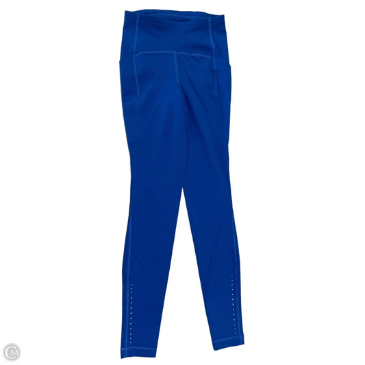 Athletic Leggings By Lululemon In Blue, Size: Xs