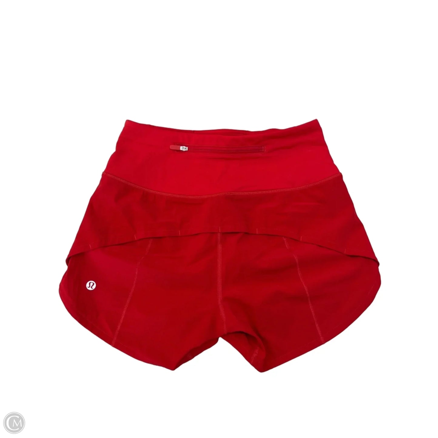 Athletic Shorts By Lululemon In Red, Size: Xs