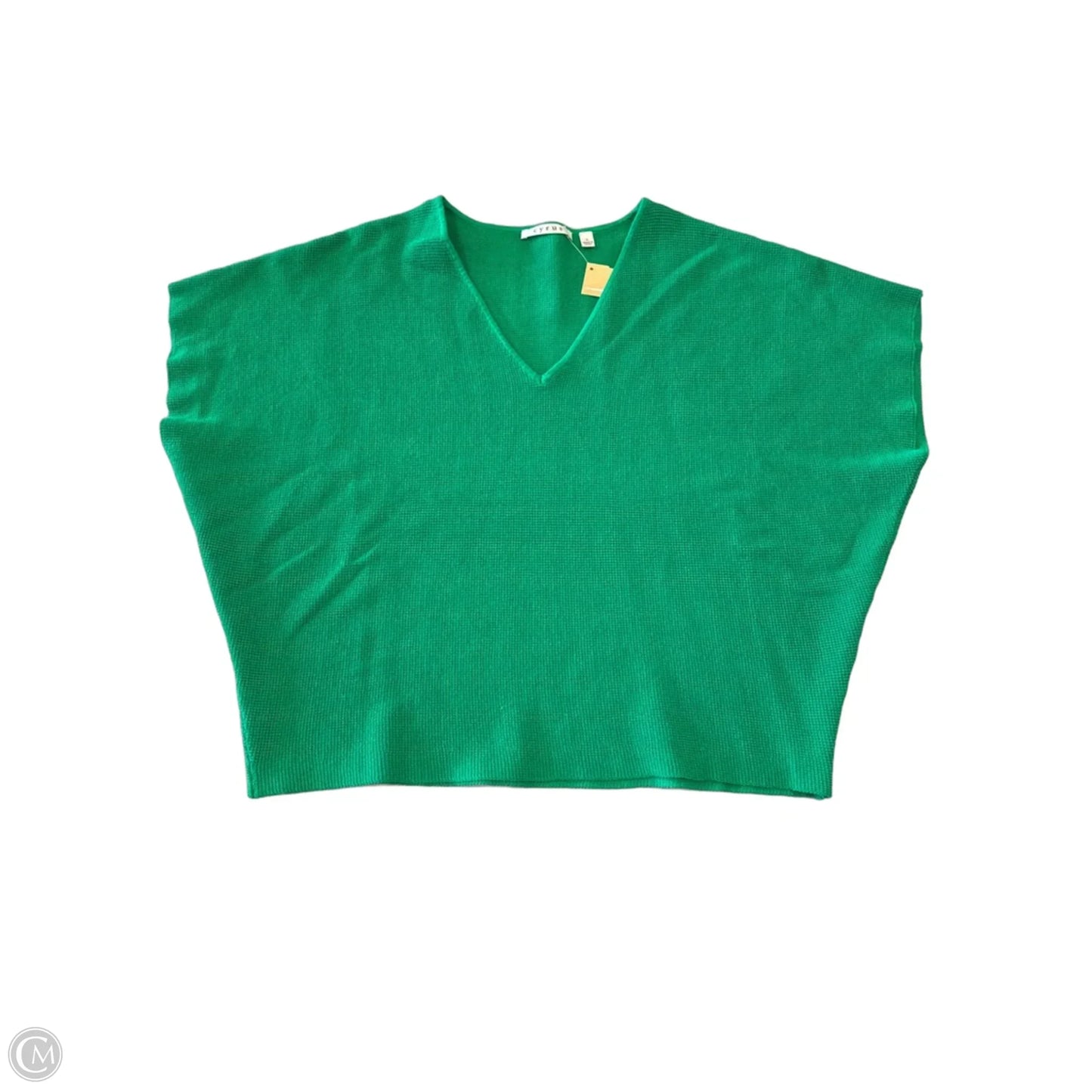 Top Short Sleeve By Cyrus In Green, Size: L