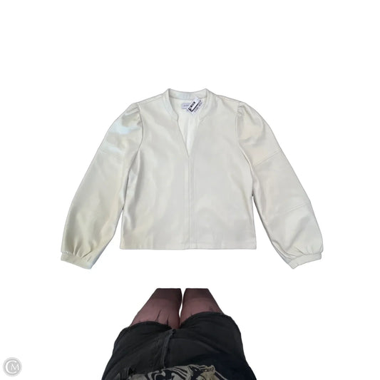 Top Long Sleeve By Evereve In Cream, Size: S