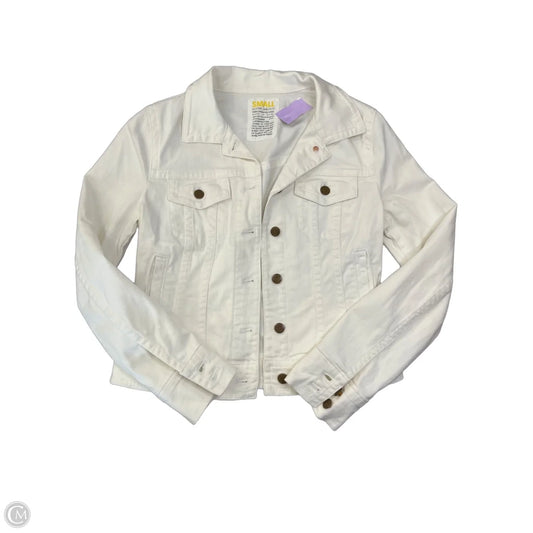 Jacket Denim By J. Crew In Cream, Size: S