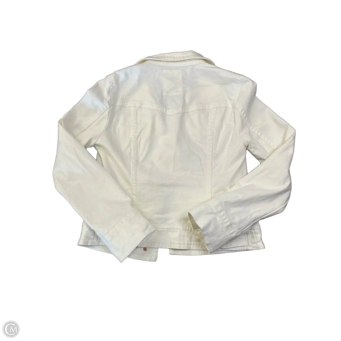 Jacket Denim By J. Crew In Cream, Size: S