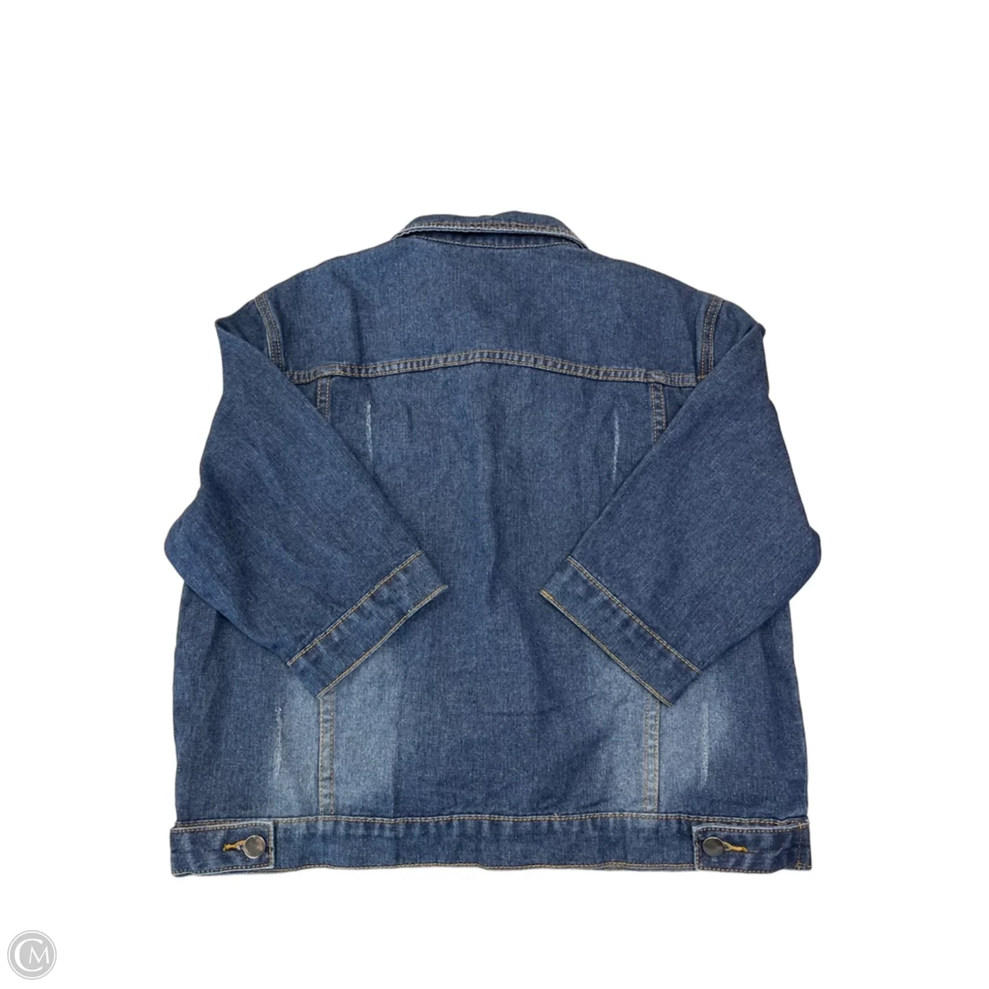 Jacket Denim By Clothes Mentor In Blue, Size: M