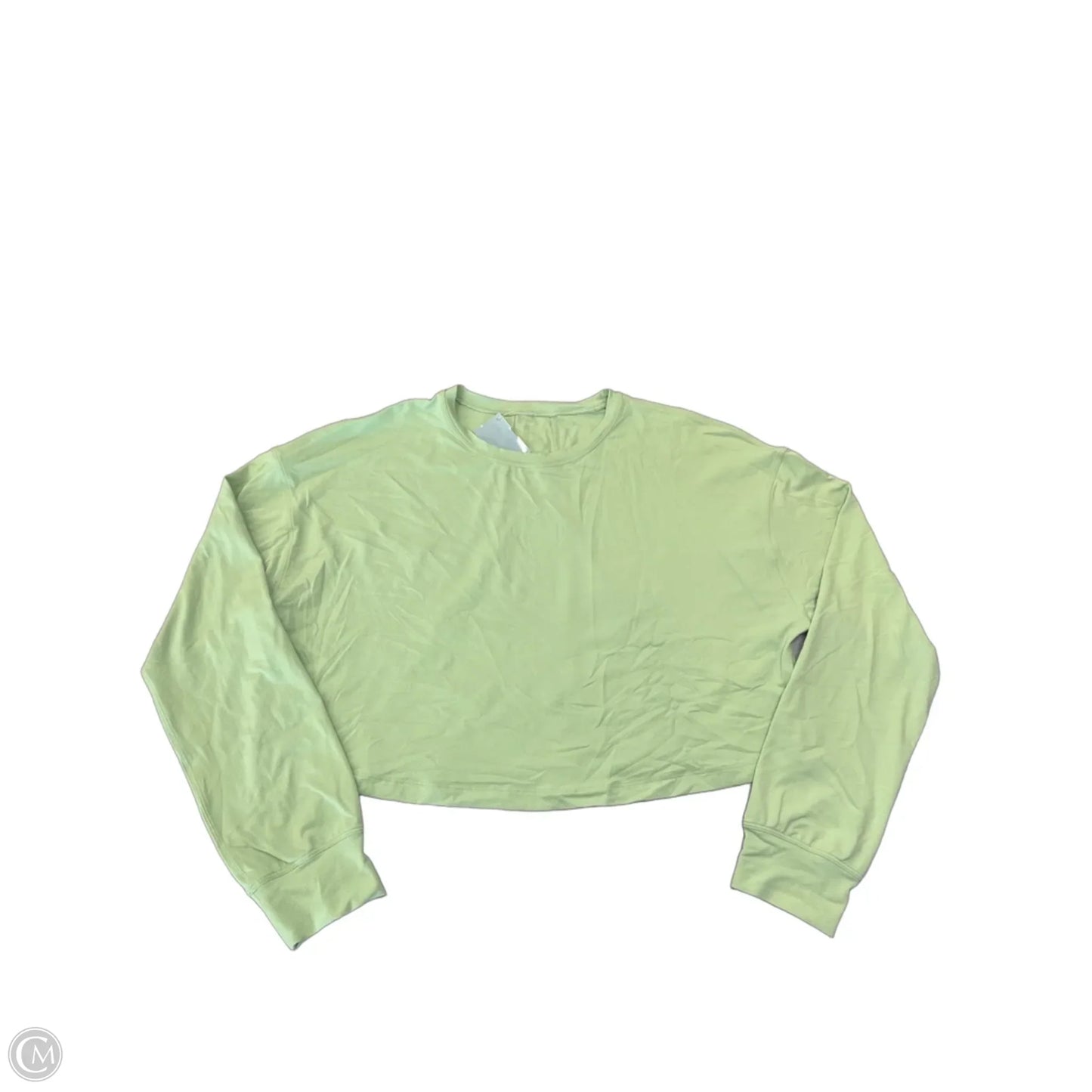 Athletic Top Long Sleeve By Lululemon In Green, Size: L