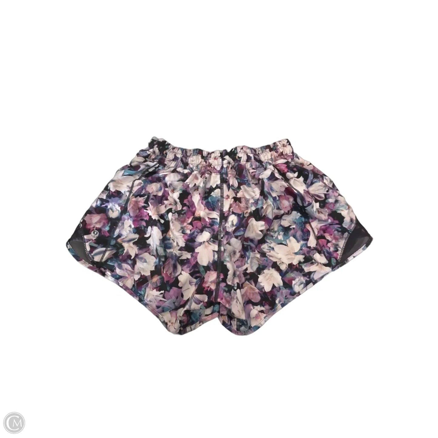 Athletic Shorts By Lululemon In Floral Print, Size: Xs