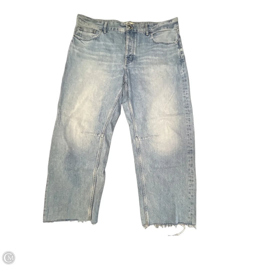 Jeans Wide Leg By Madewell In Blue, Size: 14