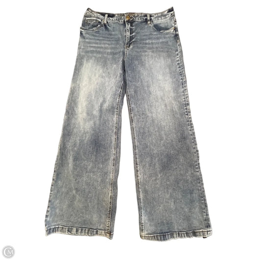 Jeans Wide Leg By Kut In Blue, Size: 14