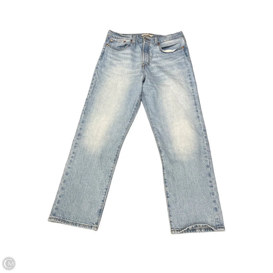 Jeans Straight By Levis In Blue, Size: 12