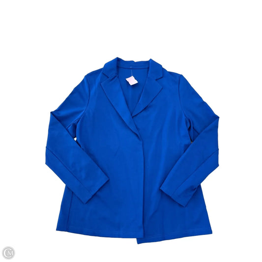 Blazer By Clothes Mentor In Blue, Size: L