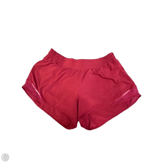 Athletic Shorts By Lululemon In Maroon, Size: L