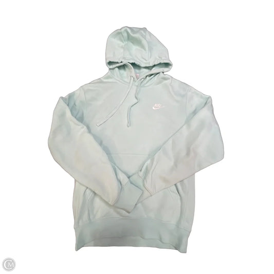 Sweatshirt Hoodie By Nike In Green, Size: Xs