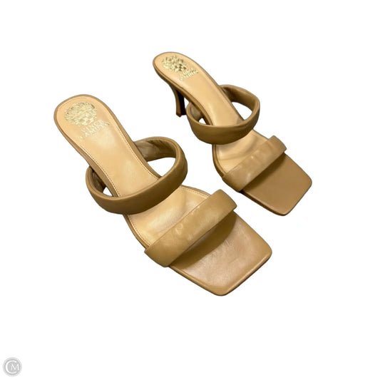 Shoes Heels Kitten By Vince Camuto In Tan, Size: 11