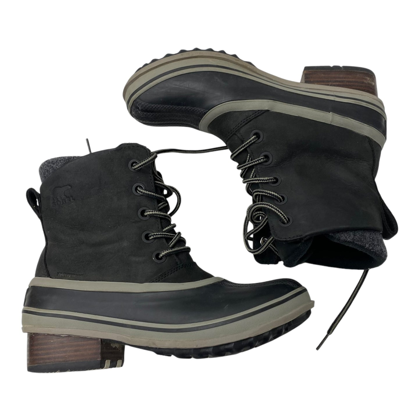 Boots Snow By Sorel In Black, Size:9