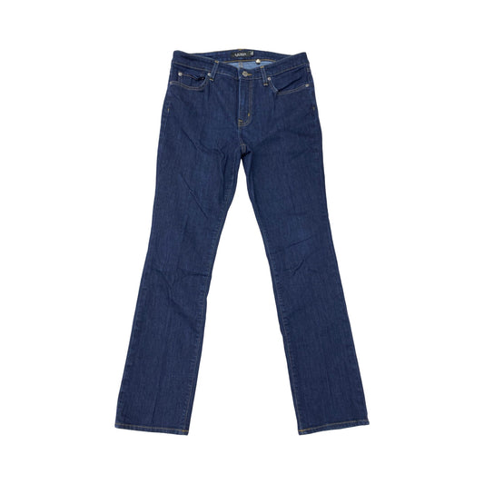 Jeans Straight By Lauren By Ralph Lauren In Blue, Size:12