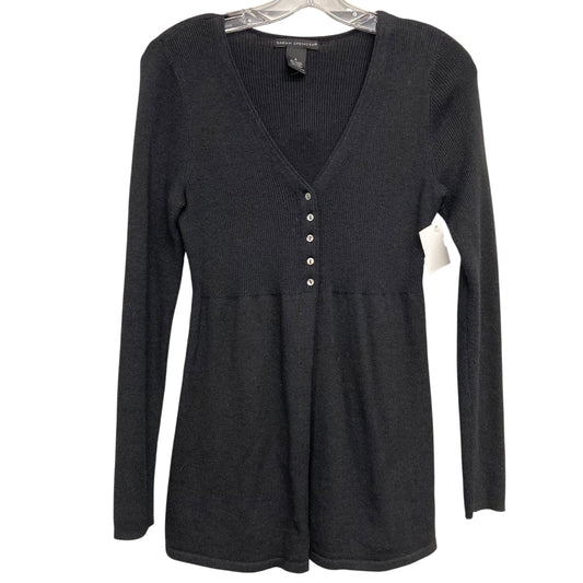 Sweater Cardigan By Sarah Spencer In Black, Size:S