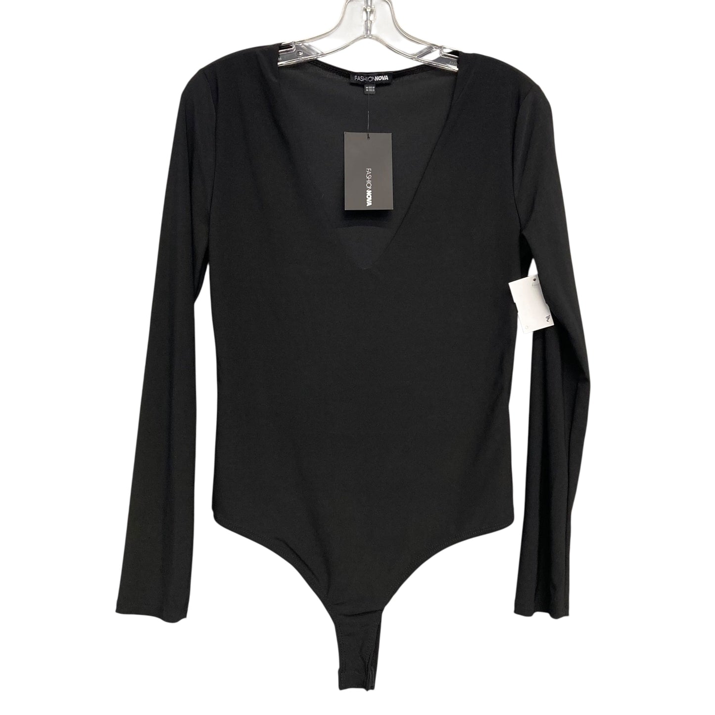 Bodysuit By Fashion Nova In Black, Size:L