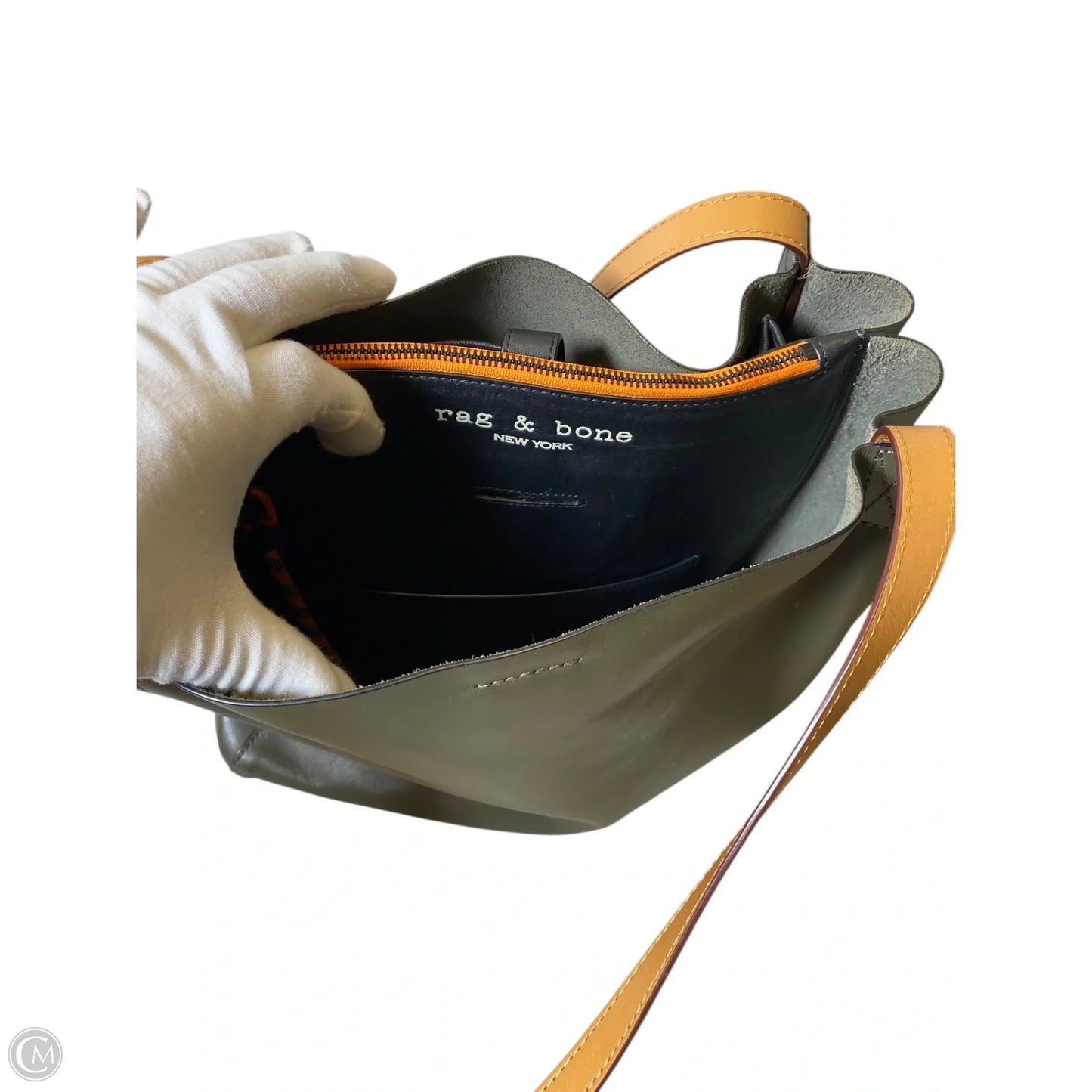 Handbag Leather By Rag And Bone, Size: Large