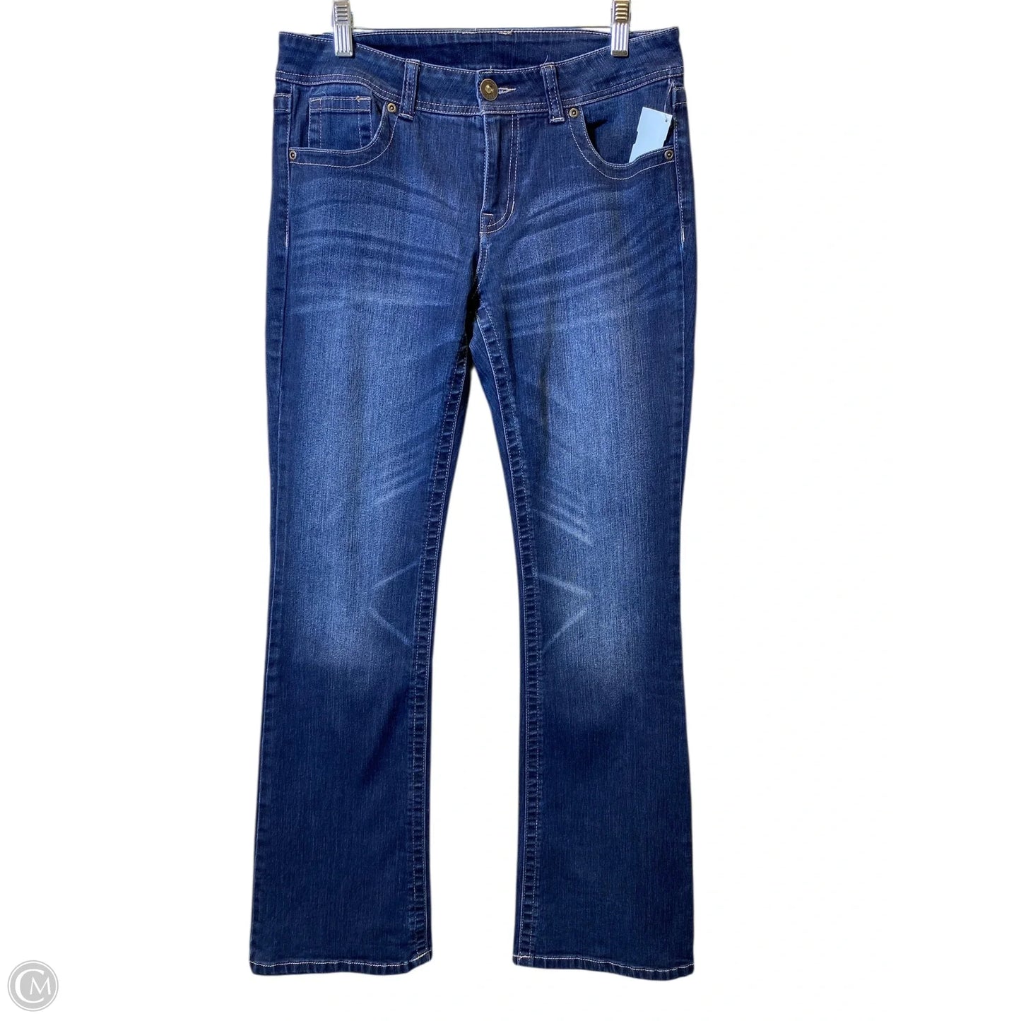Jeans Straight By Apt 9 In Blue Denim, Size: 10