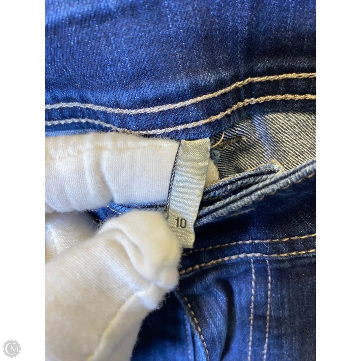 Jeans Straight By Apt 9 In Blue Denim, Size: 10