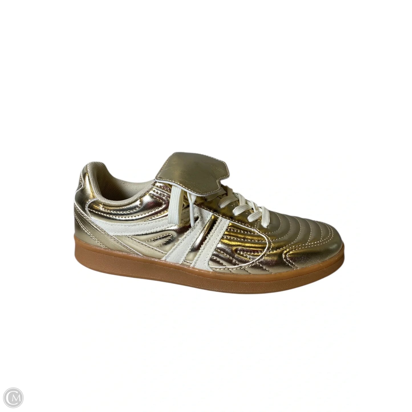Shoes Athletic By Steve Madden In Gold, Size: 8