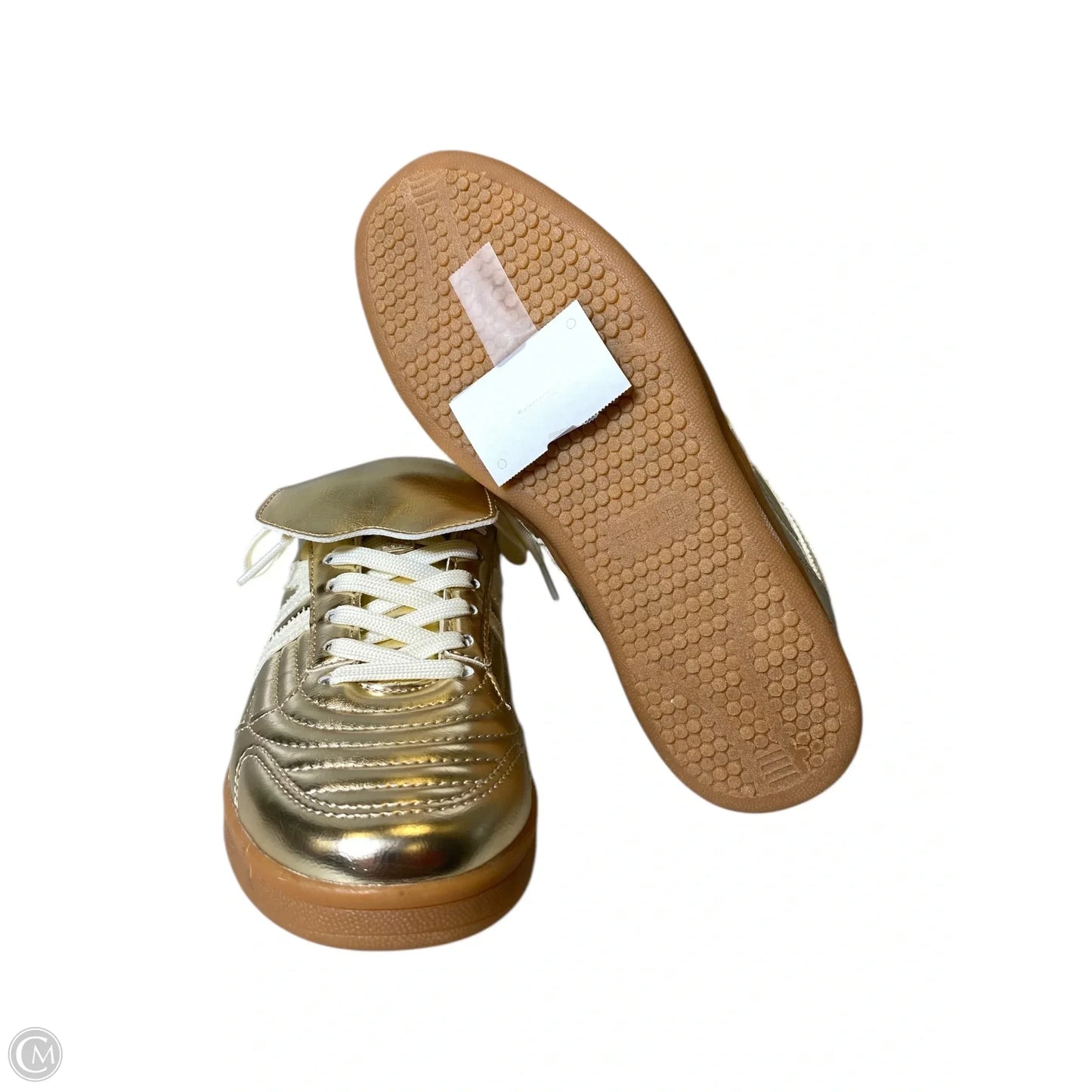 Shoes Athletic By Steve Madden In Gold, Size: 8