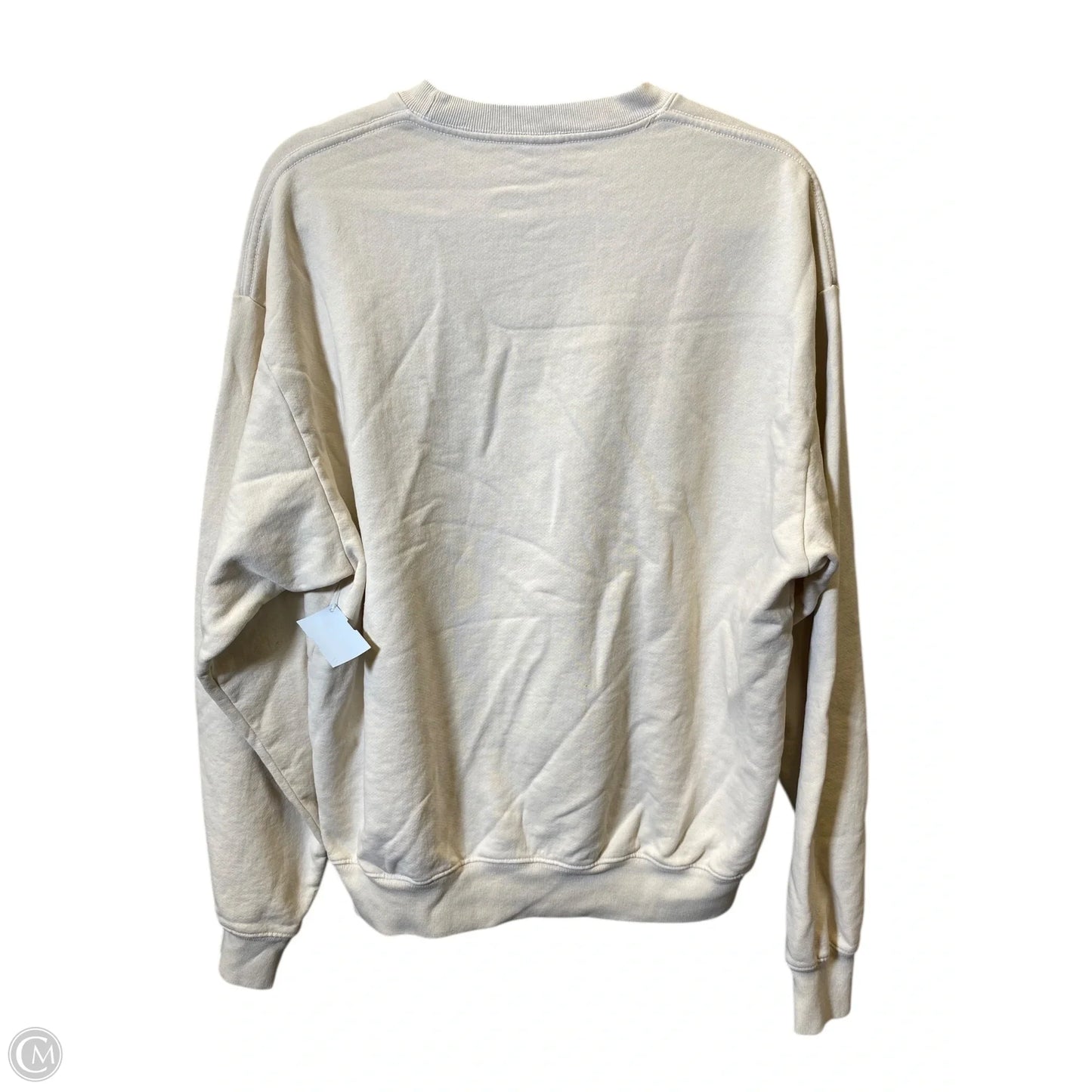 Sweater Designer By Pleasing In Cream, Size: L