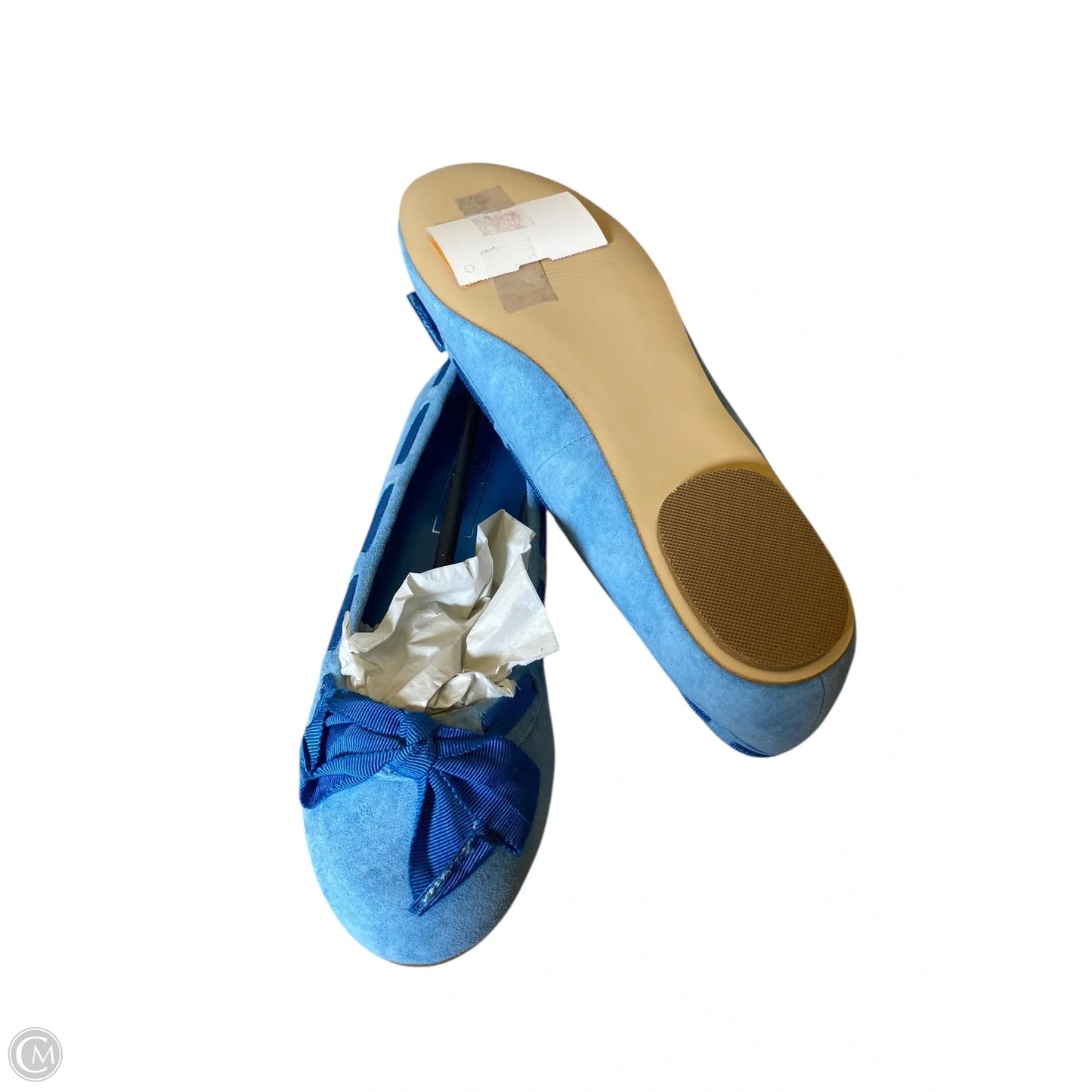 Shoes Flats By Clothes Mentor In Blue, Size: 7.5