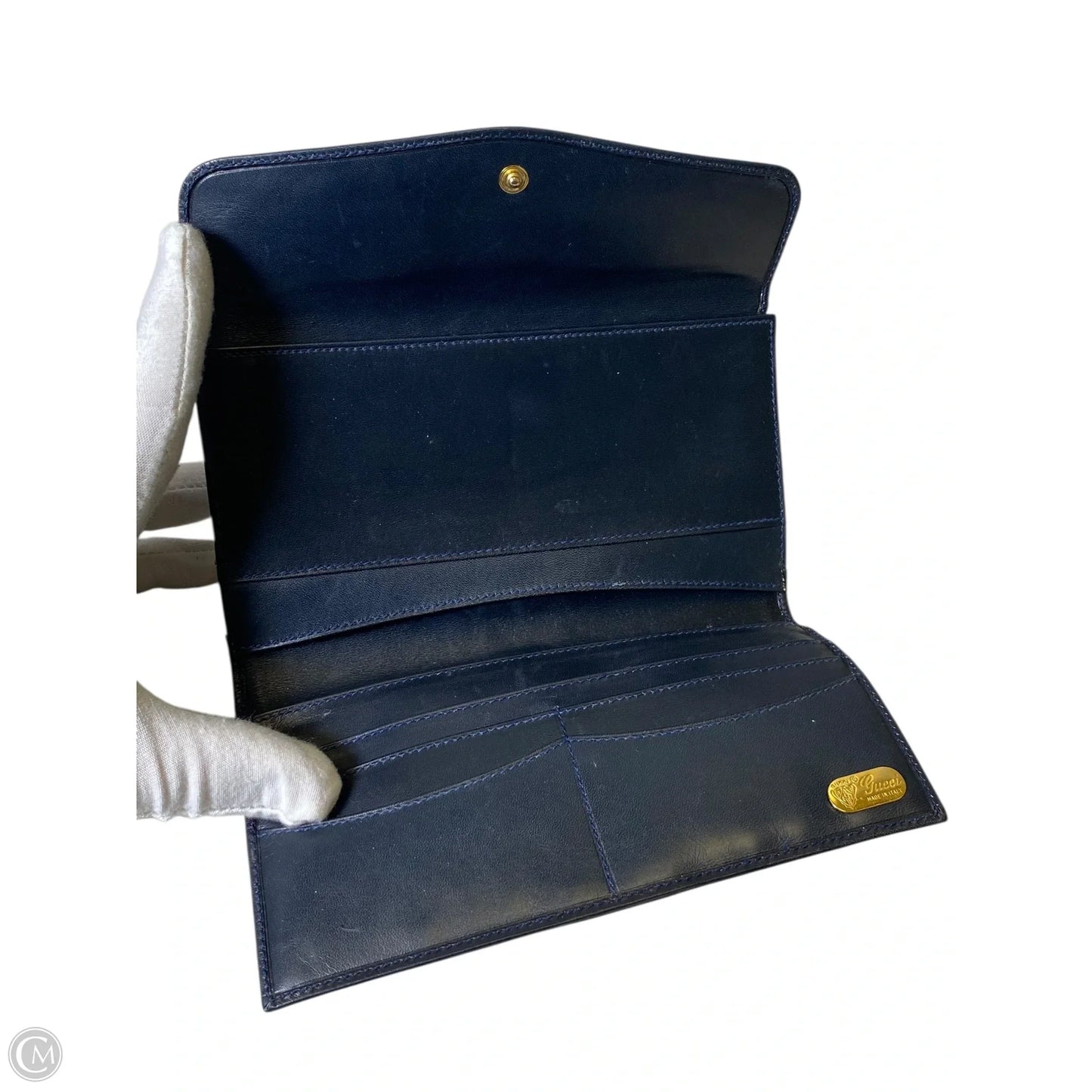 Wallet Luxury Designer By Gucci, Size: Large