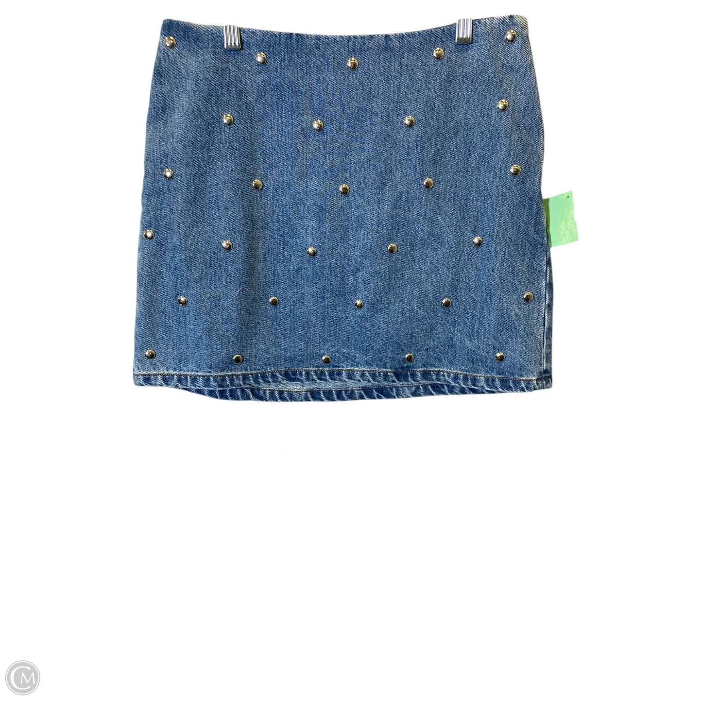 Skirt Mini & Short By Future Collective In Blue Denim, Size: 4