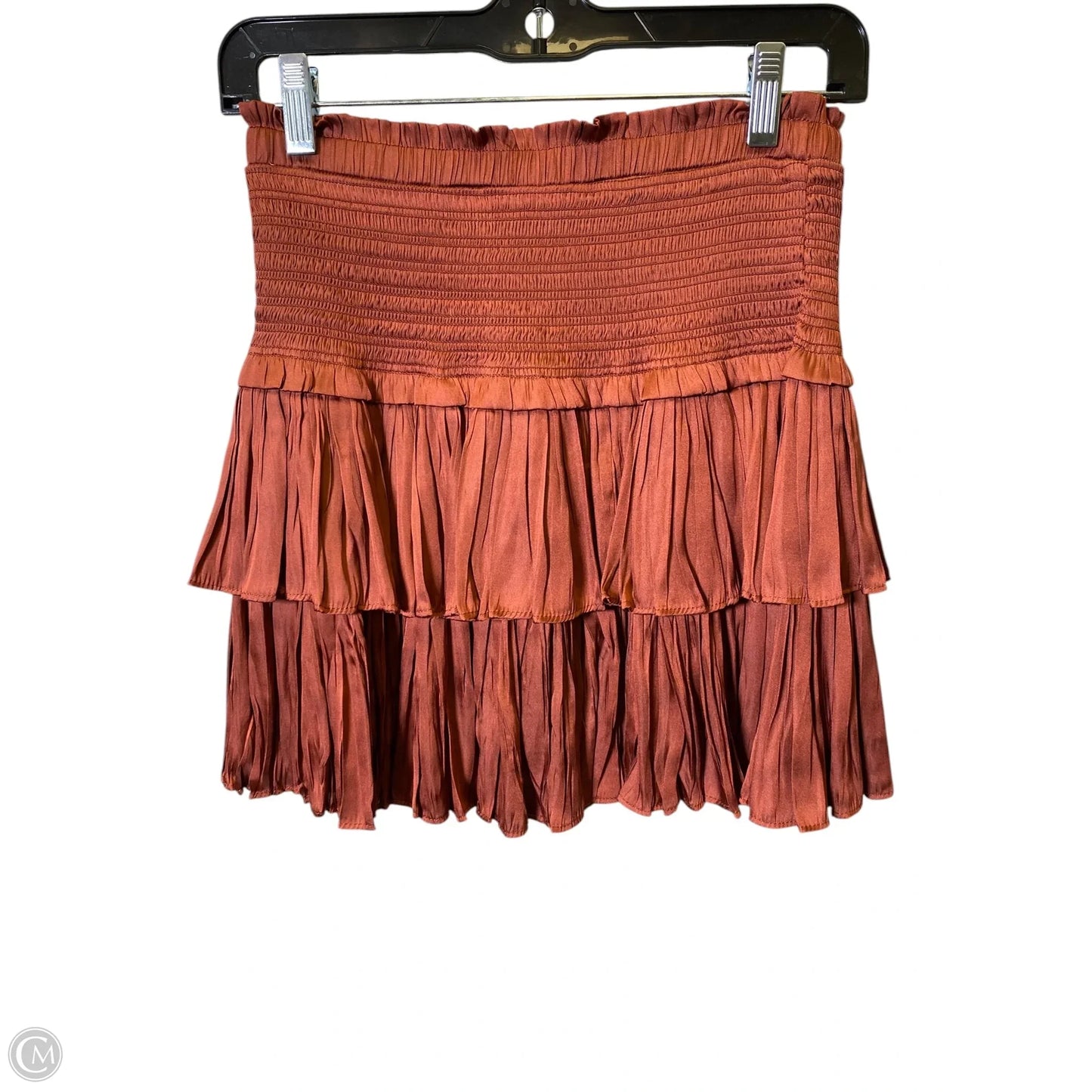 Skirt Mini & Short By Clothes Mentor In Brown, Size: M