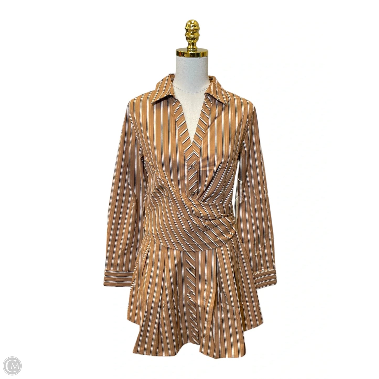 Dress Casual Short By Clothes Mentor In Striped Pattern, Size: M