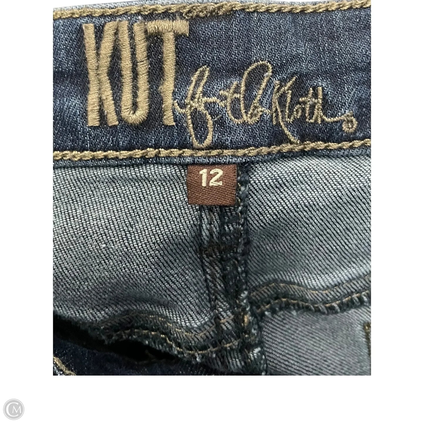 Jeans Skinny By Kut In Blue Denim, Size: 12