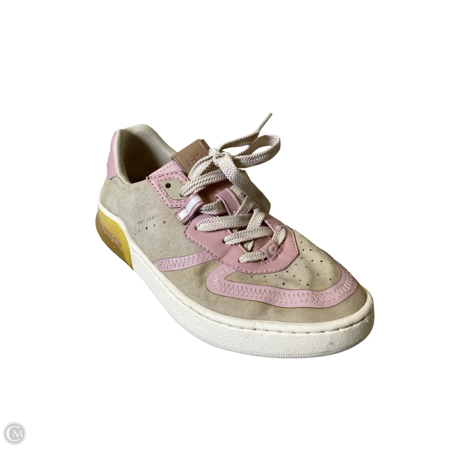 Shoes Designer By Coach In Pink, Size: 7.5