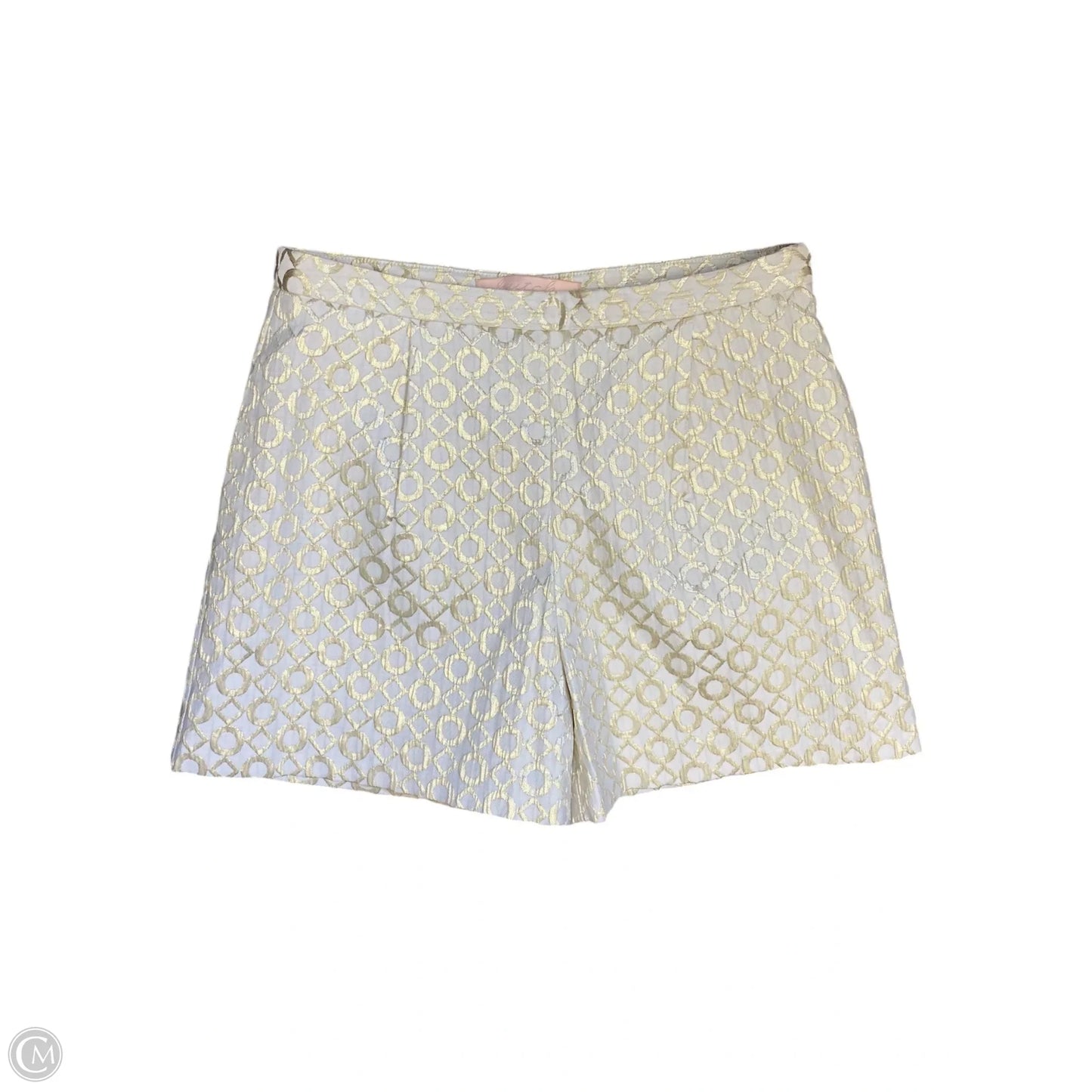 Shorts By Hutch In Gold & White, Size: 2