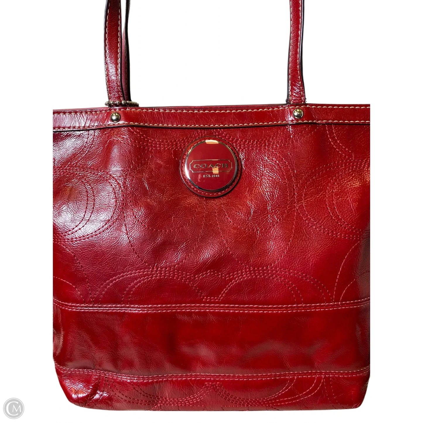 Handbag Designer By Coach, Size: Medium