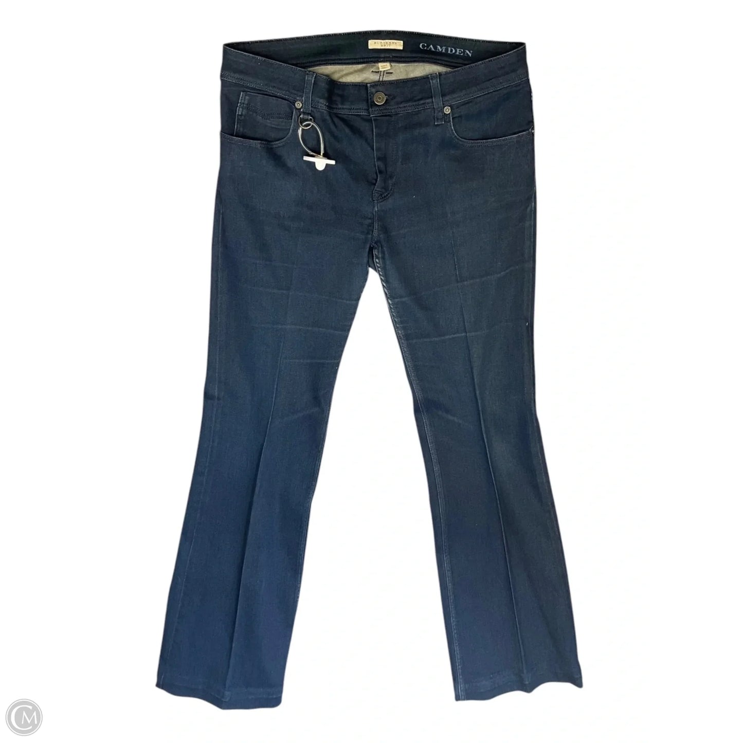 Jeans Luxury Designer By Burberry In Blue Denim, Size: 14