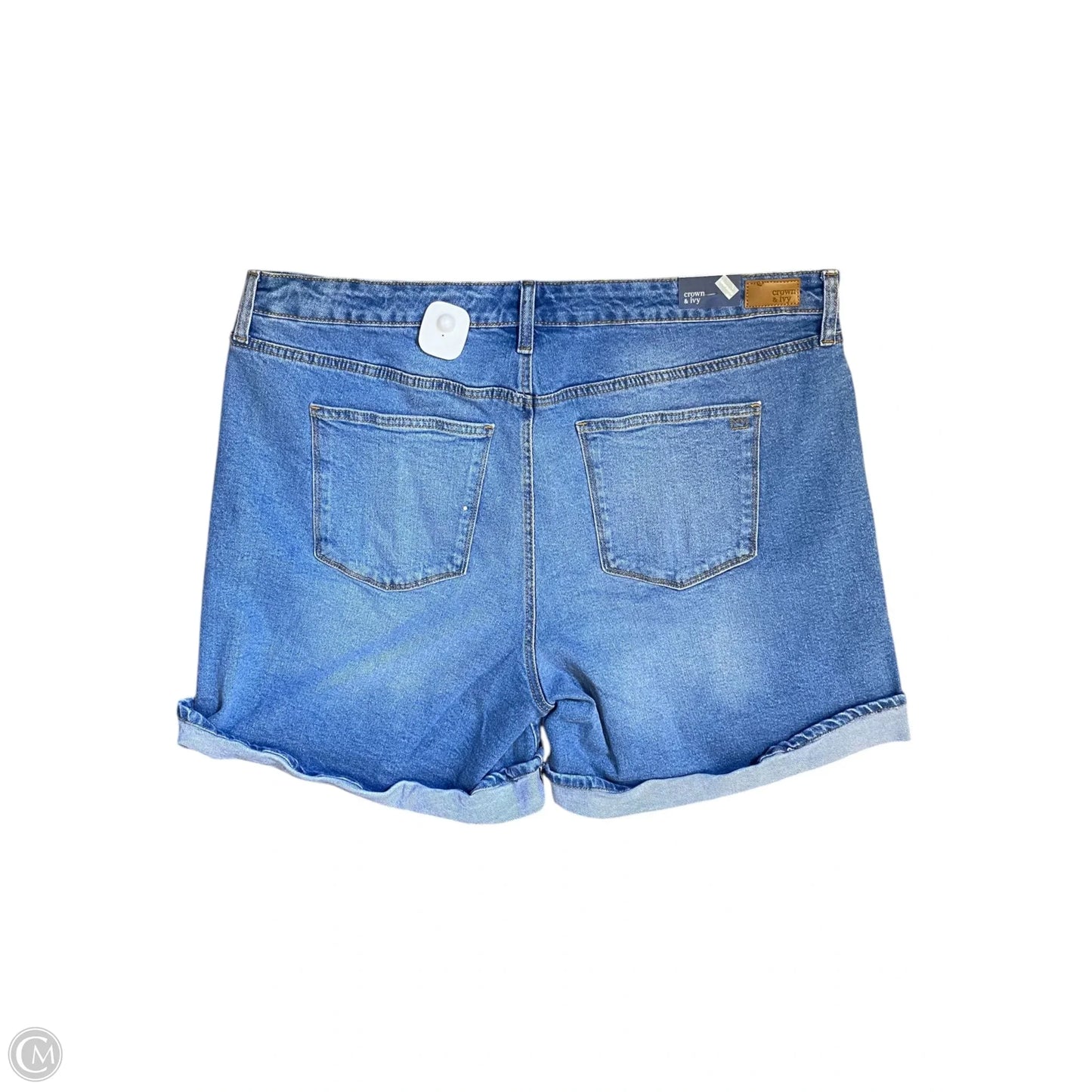 Shorts By Crown And Ivy In Blue Denim, Size: 18