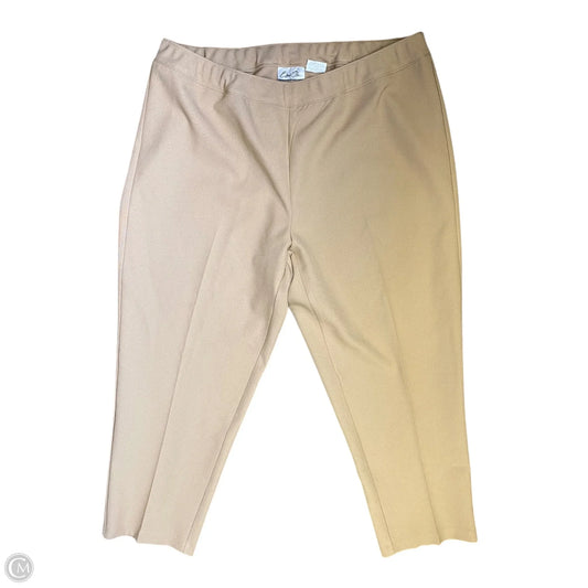 Pants Cropped By Clothes Mentor In Beige, Size: 20