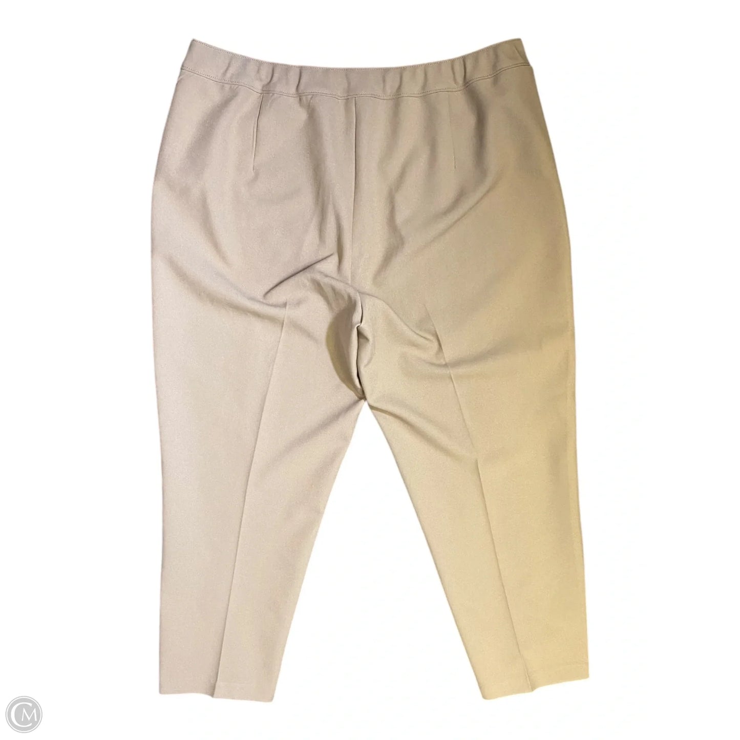 Pants Cropped By Clothes Mentor In Beige, Size: 20