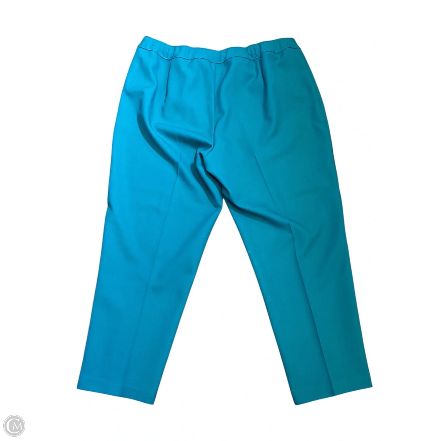 Pants Cropped By Clothes Mentor In Teal, Size: 20