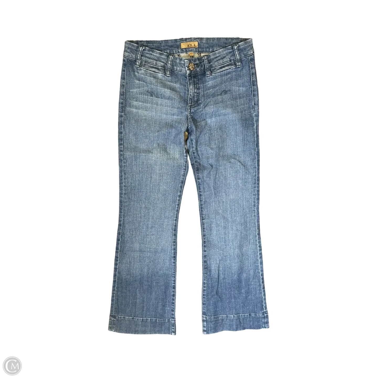 Jeans Wide Leg By See Thru Soul In Blue Denim, Size: 8