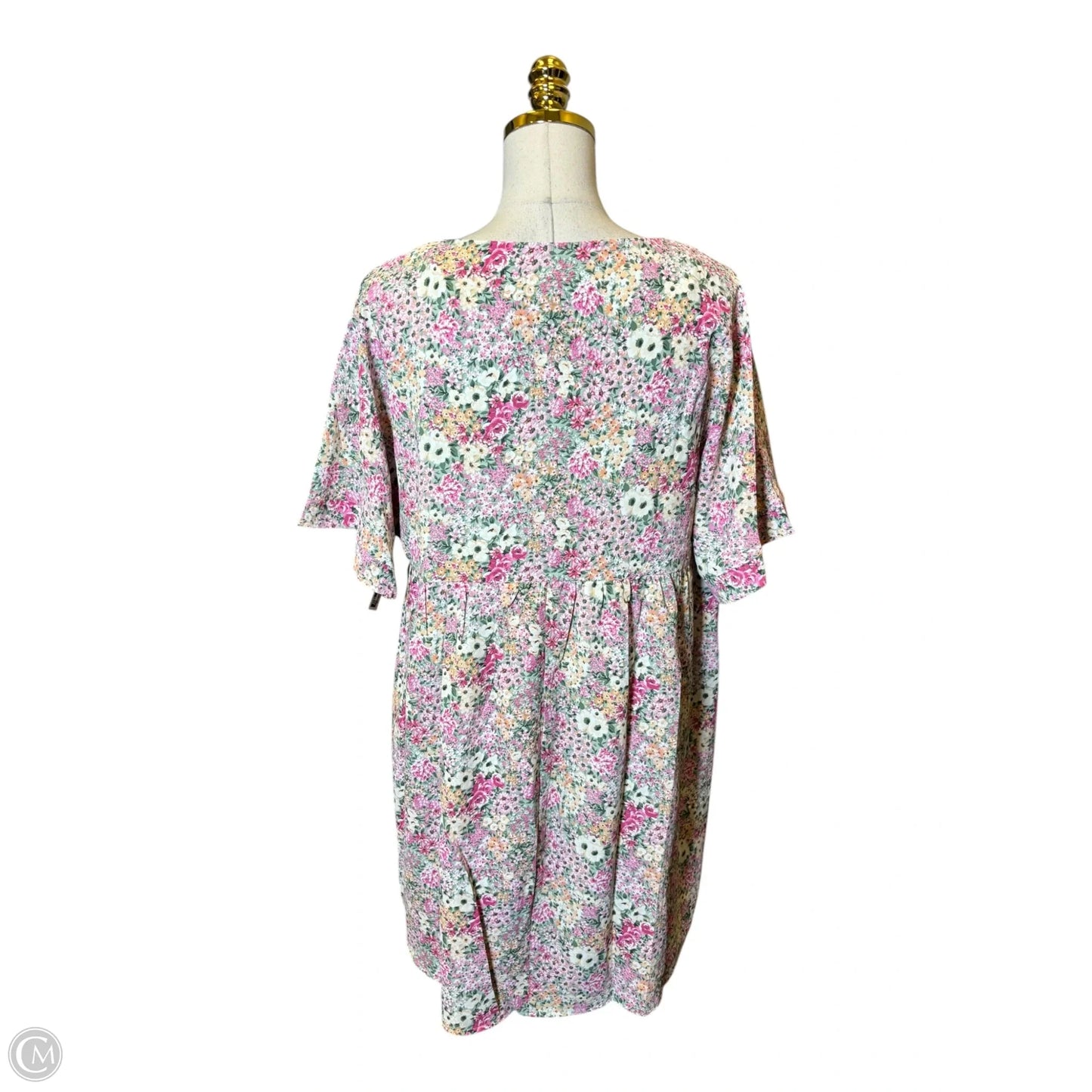 Dress Casual Short By Emily Wonder In Floral Print, Size: L