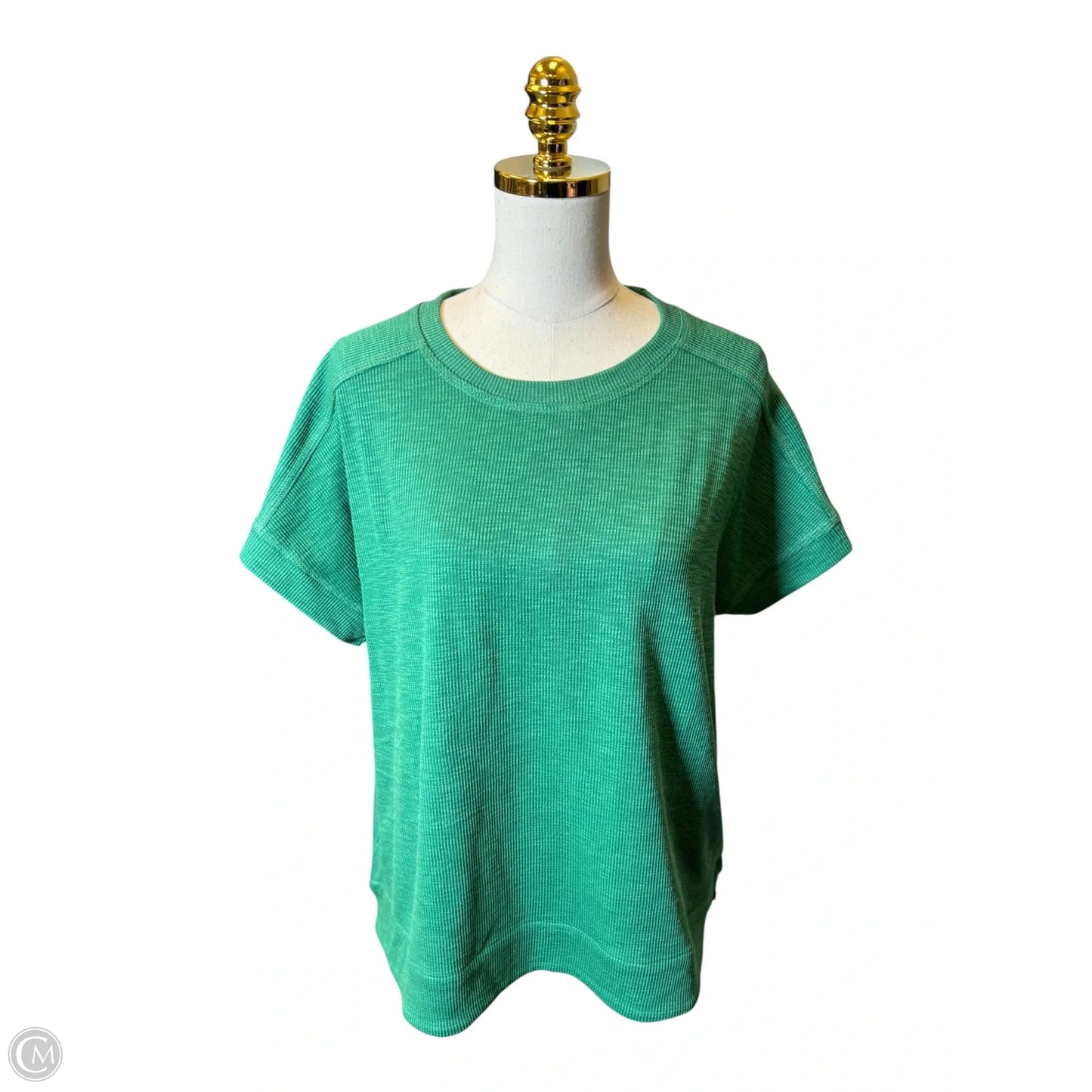 Top Short Sleeve By Jodifl In Green, Size: L