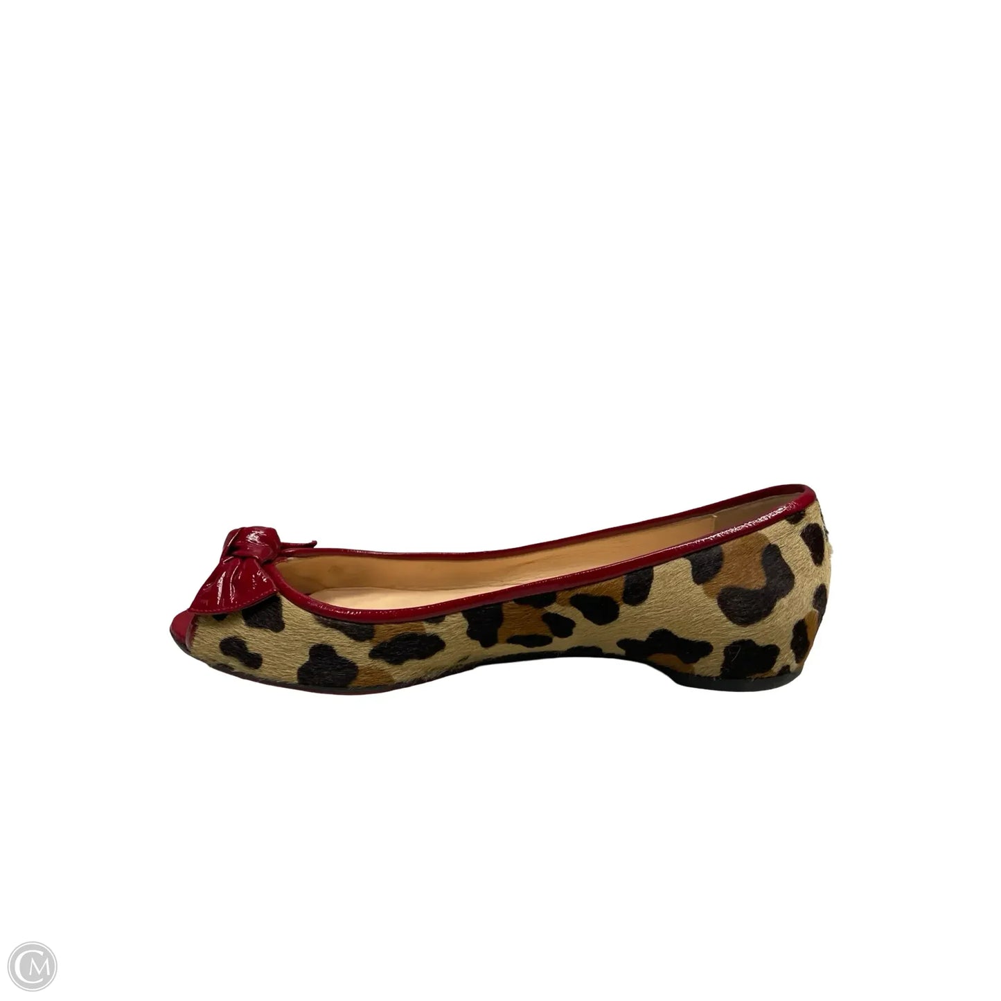 Sandals Luxury Designer By Christian Louboutin In Animal Print, Size: 7.5