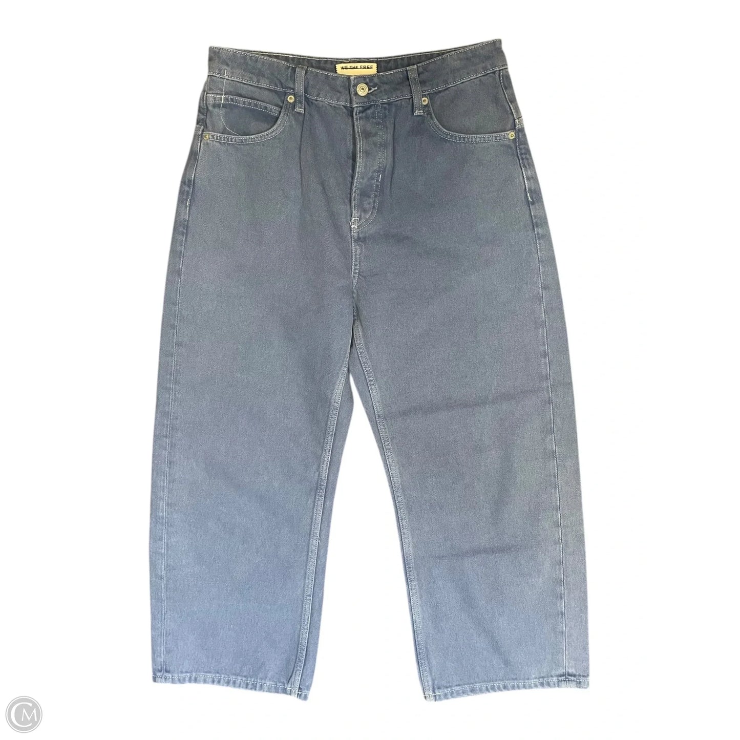 Jeans Straight By Free People In Blue, Size: 6
