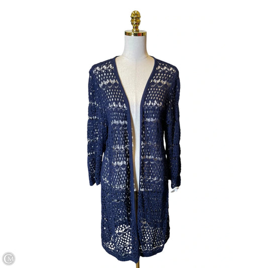 Cardigan By Chicos In Navy, Size: Xl
